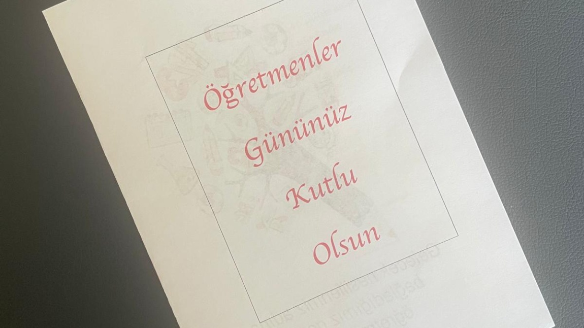 ÖĞRETMENLER GÜNÜ KUTLAMA PROGRAMI